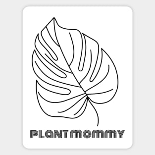 Monstera Leaf Tropical Botanical T-Shirt Nature-Inspired Design Magnet